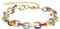 Joo&Rind Armreif Gold Armband, Bambusknoten Armbänder 18k Vergoldet Edelstahl Wickelarmband Damen, Geschenke für Frauen (Oil Bracelet)