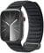 Recycled FineWoven Magnetic Link Straps for Apple Watch Straps 38mm 40mm 41mm 42mm 44mm 45mm 49mm Magnetic Link Band for iWatch Ultra Ultra2 Series 9 8 7 6 5 4 3 SE SE 2 Women Men(42/44/45/49mm,Black)