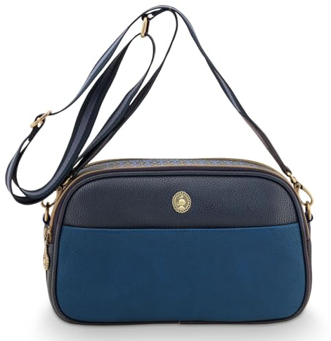 Pip Studio Frida Cross Body Bag Medium Blue 26.5x7.5x16.5cm