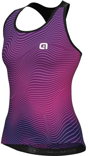 ALE' Alé Damen Onda Top Radtrikot, Purple, XS