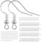 Earring Making Kit – 600 Pcs Hypoallergenic Earring Making Supplies with Hooks, Backs & Jump Rings – Jewelry Making Supplies for DIY Earrings (Silver-Coloured)