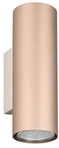 Trio Leuchten Wandleuchte Marley 212400265, Metall Coffee/Warm Grey, exkl. 2x GU10, Rostfarbig