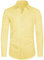 J.VER Men's Long Sleeve Shirts 4-Way Stretch Wrinkle Free Formal Dress Shirt Business Casual Wedding Work Button Down Shirts with Pocket Yellow 2XL