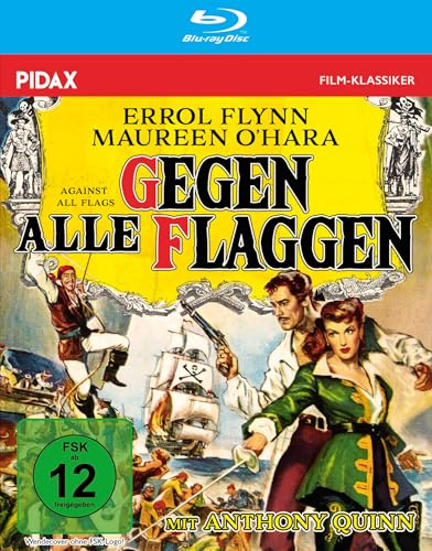 Gegen alle Flaggen (Against All Flags) / Furioses Piraten-Abenteuer mit Errol Flynn und Anthony Quinn (Pidax Film-Klassiker)