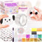 FUNSHOWCASE Nano Tape Klebeblasen Squishy Bastelset mit Knete Filzstift Anleitung für 6 Designs