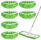 8 Pièces Lingettes Reutilisable pour Swiffer Sweeper, Chiffons Réutilisables pour Swiffer Sweeper Mop, Serpillière Humide Et Sèche en Microfibre, pour AdaptéEs à Tous Types De Sols(25,4x11,5cm)