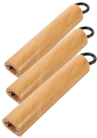 Alipis 3pezzi Manico in Legno per Pentole e Padelle Parte di Ricambio Staccabile Superficie Resistente al Caldo Facile da Pulire