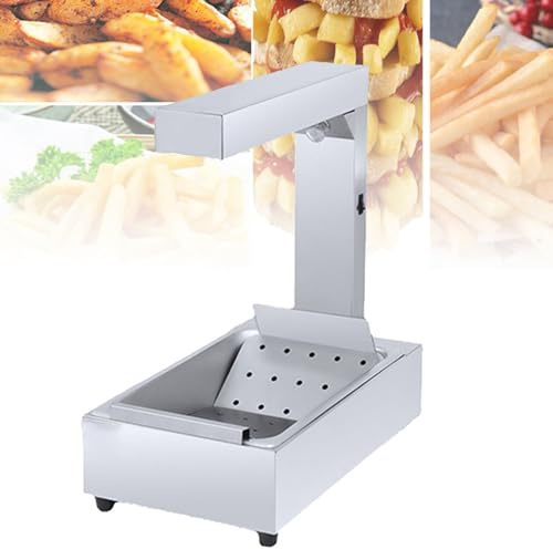 JTSMJQIE Commercial Heat Lamp for French Fry Warming - Free-Standing Countertop Food Warmer for Chips, Churros, and Fried Foods - Ideal for Cafeterias and Hotels