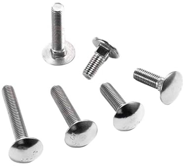 Bulloni a testa tonda con testa larga in acciaio inossidabile M6 M8 M10 M12 DIN603, 2-40 pezzi(M10x70-5Pcs)