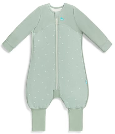 Love To Dream™ Sleep Suit with Legs | Long Sleeve, Lightweight Wearable Blanket | 1.5 Tog Ideal for All-Year Use (18–22°C) | Machine Washable Cotton & Double Zip