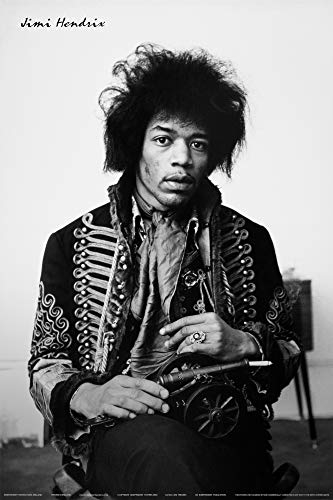 1art1 Jimi Hendrix Poster Smoking Cannon Plakat | Bild 91x61 cm