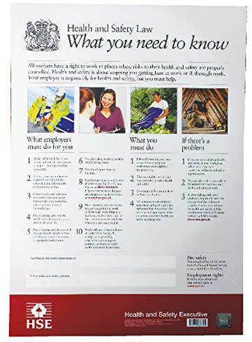 Health and Safety Law What You Need to Know by Health and Safety Executive (HSE) ( Author ) ON Mar-31-2009, Poster