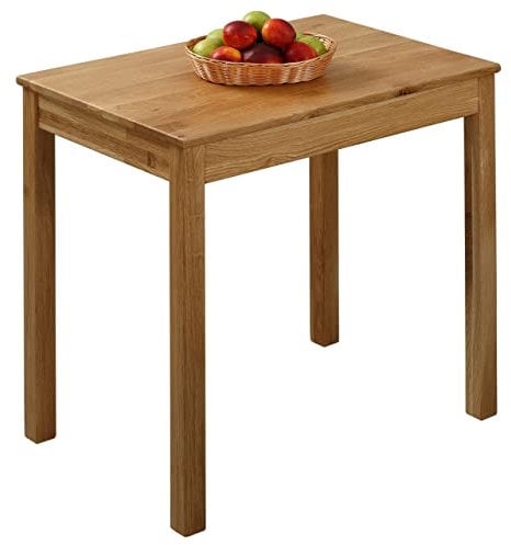 Krok Wood Esstisch Tomas aus Massivholz (Eiche, 75 x 50 x 75 cm)