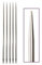 KnitPro Nova Metallnadeln mit Doppelspitze, kurz, 10 cm x 3 mm