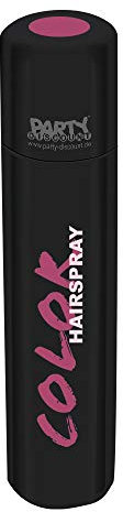 PARTY DISCOUNT Haarspray mit Glitter pink, 100 ml