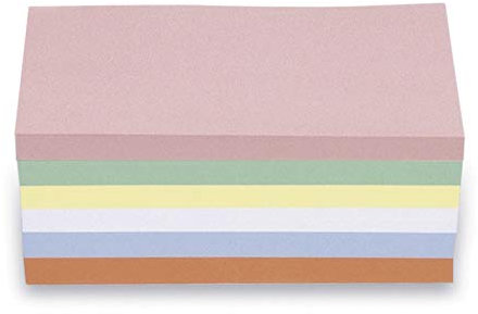 magnetoplan Moderationskarten, rechteckig | BxH 200x100 mm | 250 Stück | Kommunikationskarten in weiß | Für Meetings und Präsentationen | FSC-zertifiziert und kunststofffrei verpackt
