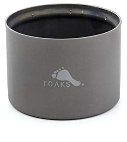 Titanium Alkohol Herd, Titanlegierungs Siphon Alkohol Heizbecher, Camping Ultraleichter Tragbarer TitanHerd (TOAKS)