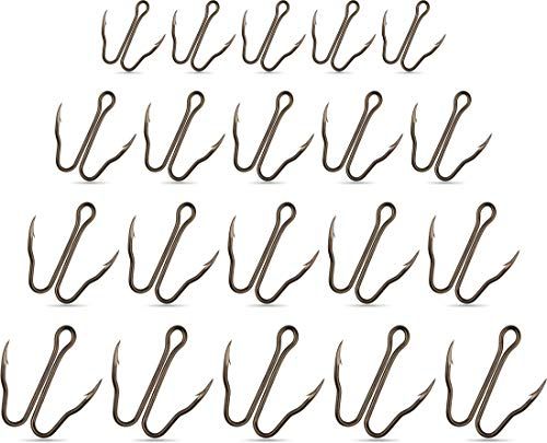 Storfisk fishing & more Blitzhaken Angelhaken Raubfisch Haken Set für Zander und Hecht in verschiedenen Größen, Größe:Set