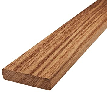 Terrassendielen aus Cumaru von BioMaderas®, 90mm Breite, 21mm Stärke (121cm Länge)