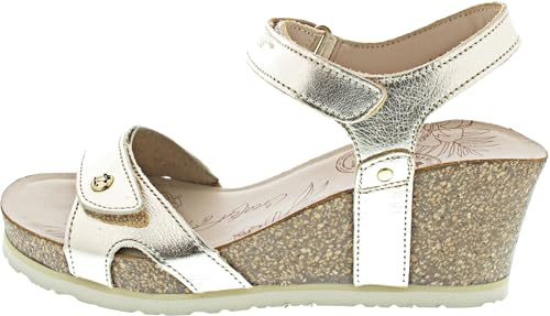 Panama Jack Women's Sandals, Julia Shine B3, Oro/Gold, 36 EU
