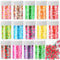 Acejoz 12000 Pcs Fruit Nail Art Slices 3D Polymer Slices Resin Charms Fruit Slices for Nail Art, Slime and Lip Gloss, 15 Styles