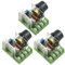 Gebildet 3pcs AC 110V-220V 2000W SCR Hochleistungs-Elektronikspannungsregler-Modul Einstellbare Motordrehzahlregler-Regulierung 25A Ultra Kleiner LED-Dimmer mit Drehzahlreglerknopf