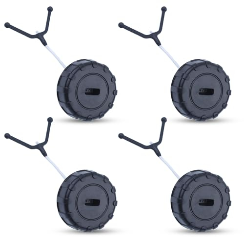 Adefol 4 pièces Tronçonneuse Gaz de réservoir de Carburant Bouchon de Remplissage d'huile pour Stihl MS170 MS180 017 018 019 Pièces de Rechange pour 11303500500