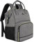 MATEIN Sac à dos pour ordinateur portable, Sac à dos de Pique-Nique 17 Pouces pour Femmes Hommes, Sac à dos à Glacière avec Port USB, sac Isotherme Résistant à l'eau pour Homme Travail école, Gris