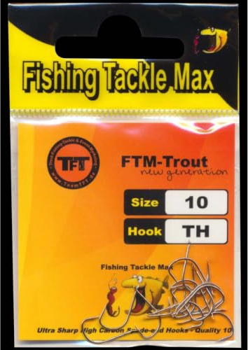 FTM Fishing Tackle Max Haken lose Teig Gr.10 Inh.15 STK.
