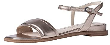 Tamaris Femme 1-1-28106-28 Sandale Plate, Or Clair, 36 EU