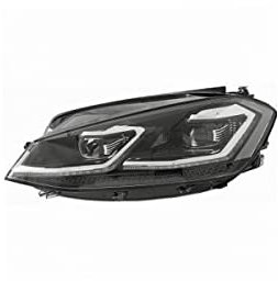 DM Autoteile 401619 Hella Scheinwerfer Hauptscheinwerfer Frontscheinwerfer links mit Motor kompatibel für VW Golf 7 VII 5G1 BA5 Facelift Baujahr ab 2017