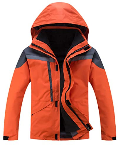 Veste d'hiver coupe-vent imperméable thermique pour homme - Pour le ski et le snowboard - Pour écran tactile