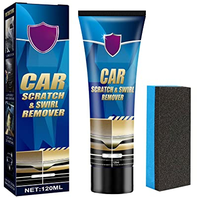 Auto Kratzer Entferner, MoreChioce Autolack Reparatur Polieren Paste Schleifpaste Autokratzer-Reparaturcreme Kfz-Lack-Reparatur,120ML