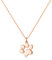 Philip Jones Rose Gold Plated Dog Paw Necklace