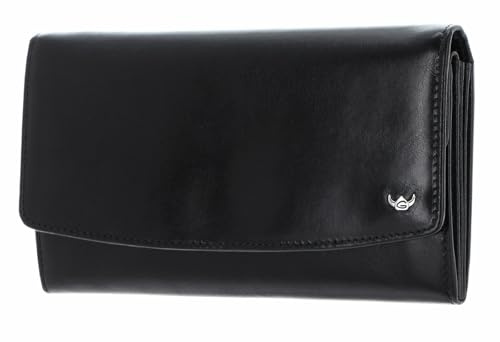 Golden Head Leder Geldbörse Colorado RFID Protect Damenbörse 2823 Schwarz