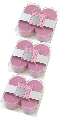 Gala Luxury Highly Scented Maxi Duft Teelichter 12er Red Berries in PC-Klarsichthülle 12 Stück Maxi 60047