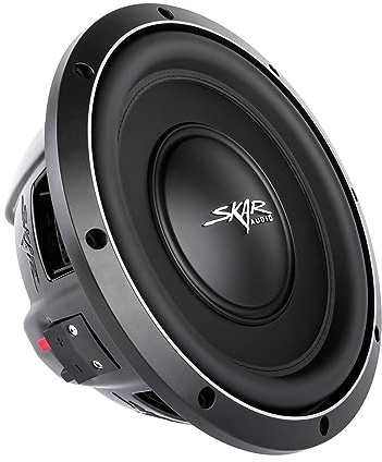 Skar Audio VS-10 D4-10 Inch Car Subwoofer, 1000 W, Maximum Power, Dual 4 Ohms, Shallow Mount