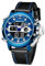 MEGALITH Orologio Uomo Digitale Militare - Sportivo Orologio da Polso Pelle Nero Quadrante Grande LED Orologi Analogico Digitali Impermeabile Allarme Cronometro Calendario - Regali da Uomo