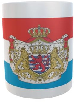 U24 Tasse Kaffeebecher Mug Cup Flagge Großherzogtum Luxemburg