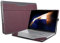 forubar Laptop Case Cover for 2024 Samsung Galaxy Book4 Pro 360 & Ultra & Pro, 2 in 1 PU Leather Protective Bag Sleeve with Pen Holder (Burgundy)