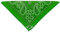 fashionchimp Bandana aus 100% Baumwolle, Premium-Qualität, Nicki-Halstuch für Damen und Herren, 50x50cm (Apfelgrün) BAN029
