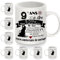 9 ans à être Monsieur Parfait et Madame Toujours Parfaite Mug anniversaire pour couples femmes hommes épouse mari Amis 9 ans de mariage cadeau 9ème anniversaire cadeau Tasse à café (9 ans)