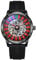 DAXIAOYU Drehbares Zifferblatt mechanische Uhren für Herren Luxus hohl Skelett Trendy Automatikuhr Wasserdicht Leuchtende Persönlichkeit Armbanduhr, Schwarzes Silikon, Luxuriös