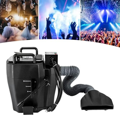 XHSMYXGS Máquina de Niebla Baja con Hielo seco con Tubo de Niebla, Bandeja de máquina de Niebla, máquina de Efecto de Niebla de Chorro bajo, nebulizador de Escenario para Discoteca, Fiesta de Navidad