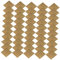 Cabilock 50 Stück Sitz Karte Sitzkarten Aus Kraftpapier Notizkarten Zur Hochzeit Leere Zeltkarten Leere Karten Leere Namenskarten Leere Nachrichtenkarten Hochzeitskarten Kraftkarte