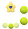 Ylnailky Tennis-Wand-Rebounder-Ball,Wand-Tennistrainer-Rebound-Ball - Ohne Bohren höhenverstellbarer Reflexball,Tennistrainer-Wand-Rebounder für Weihnachten, Geburtstag, Neujahr