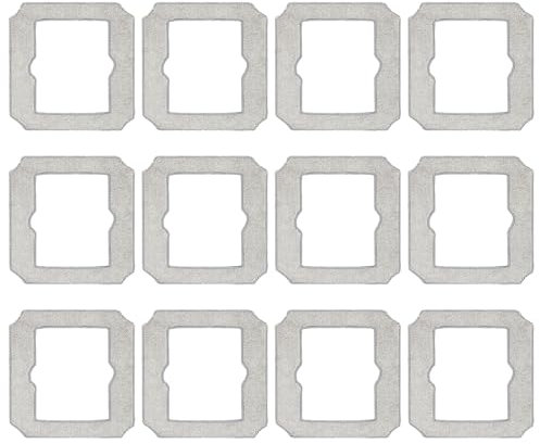 Dxyue Lot de 12 serpillères de Rechange pour ECOVACS Winbot Mini Robot Numéro W-CC02-0012
