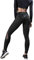 Sport Leggings Damen High Waist, Leggins Damen Schwarz, Yogahose Lang Yoga Hose Einfarbig mit Mesh Shape Legging Scrunch Wunderhose Fitness Hosen Tights Sportleggings Gym Blickdicht