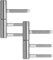 Tianher Türband, 2 Pcs 3-Teilig Türbänder für Holztüren Türscharniere für Holztüren Einbohrband Türscharnier Türbänder Stahlzarge Tür Scharnier Set Türschaniere Holztür Innen für Innentüren Holzzargen