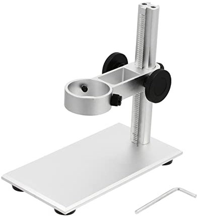 Hemobllo Digitaler Mikroskopständer Aus Aluminiumlegierung Mit Verstellbarem Lifting- Für USB-mikroskope Stabil Und Installieren Für Präzise Beobachtungen